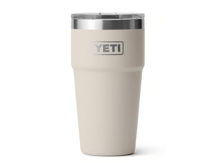 YETI Rambler 20 oz Stackable Tumbler with MagSlider Lid, Cape Taupe
