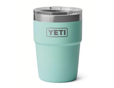 YETI Rambler 16 oz Stackable Tumbler with MagSlider Lid, Seafoam