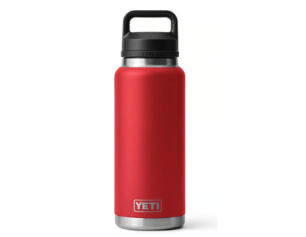 YETI Rambler 36 oz Bottle with Chug Cap, Rescue Red