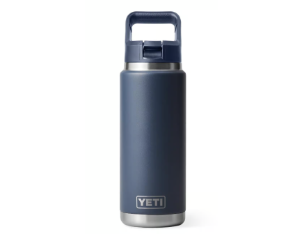 YETI Rambler 26 oz Bottle with Straw Cap, Navy