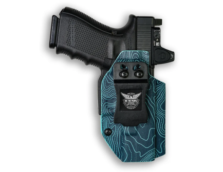 We The People Holsters Glock 43 / 43X (Red Dot Ready) Holsters, Topographic Aqua