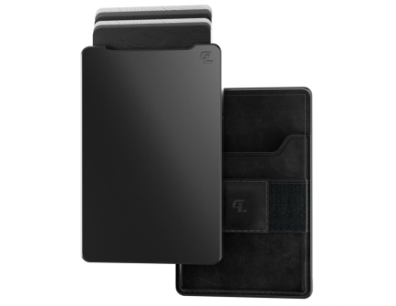 Groove Life Leather Wallet - Gunmetal & Black - WLT3-322