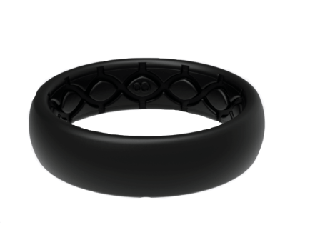 Groove Life Essential Thin Ring, Black - 07 - R22-101-07