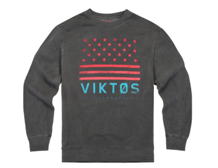 Viktos Beach Break Crew Fleece, Vintage Black