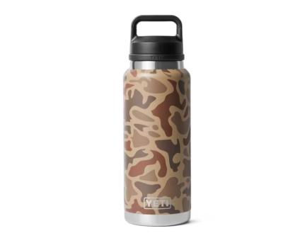 Yeti Rambler 36 oz Bottle Chug, Wetlands Camo