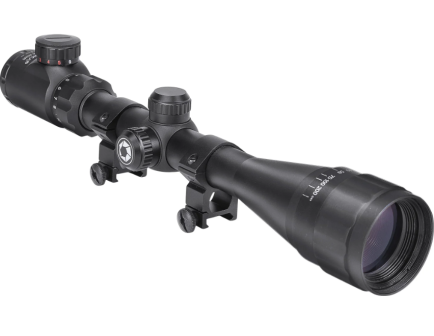 Barska 4-16x40mm Varmint AO IR Mil-Dot Rifle Scope with Rings - AC13568
