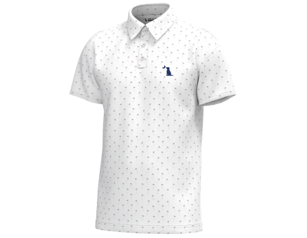 Local Boy Dirty Myrtle Polo USA 19th Hole, Red/White/Blue