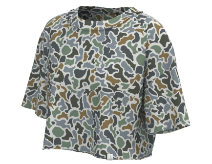 Local Boy Local Girl Boxy Crop Tee, Localflage Bluff - X-Large