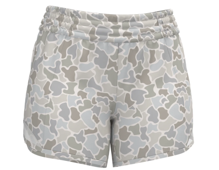 Local Boy Local Girl Vista Shorts, Forest Camo Saltwater - Large