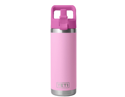 Yeti Rambler 18oz Color-Matched Cap Bottle, Power Pink/Wildflower - 21071508903