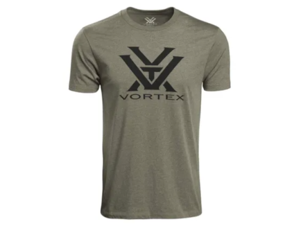 Vortex Men's Core Logo SS T-Shirt, Military Heather - Medium