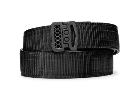 Kore Essentials Tactical Nylon Gun Belt, Black - X10 Black Buckle