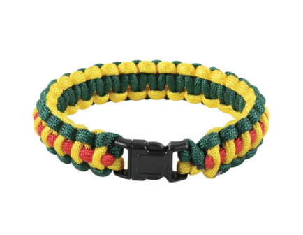 Rothco Multi-Colored Paracord Bracelet - Vietnam Pattern, 8 In