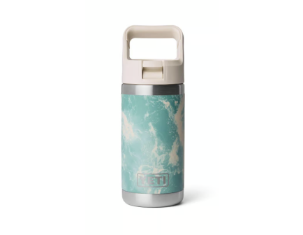 Yeti Rambler Jr 12 oz Kids Bottle, Seafoam Pattern