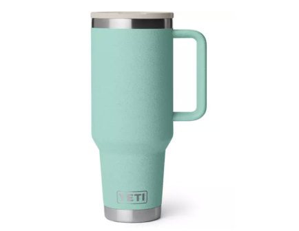 Yeti Rambler 40 oz Travel Straw Mug - Sea Stone