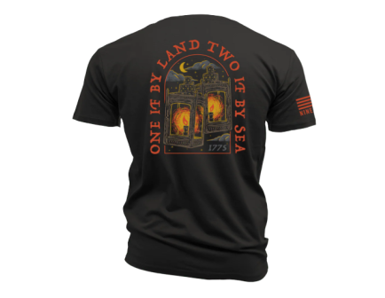Nine Line T-shirt - One if by Land, Two if by Sea, Charcoal - Medium