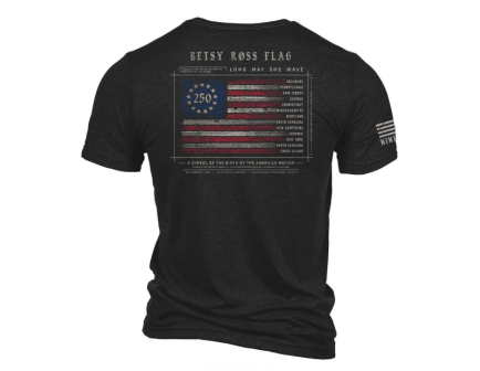 Nine Line T-Shirt Betsy 250th, Charcoal - Large