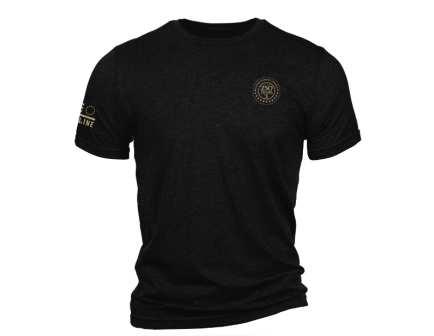 Nine Line T-Shirt 250th Anniversary Logo, Charcoal - Small