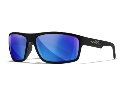 WILEY X Peak Captivate, Matte Black - Blue Mirror