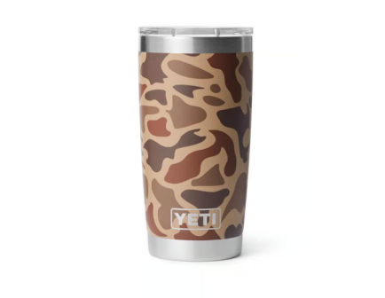 Yeti Rambler 20 oz Tumbler with Mag Slider Lid, Wetlands Camo