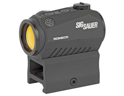Sig Romeo 5 2 MOA Red Dot Sight With High Mount Only, Black
