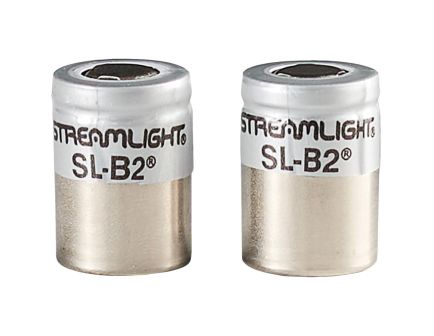 Streamlight SL-B2 3.2 V 2-Piece Rechargeable Battery Pack, Silver/Black