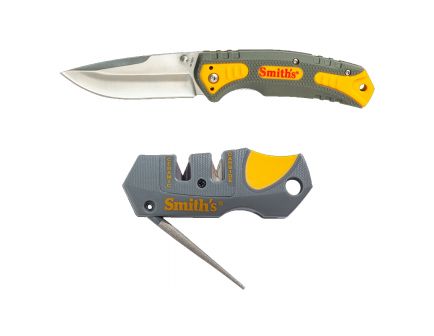 Smith's Pack Pal Knife Sharpener and Knife - 51018