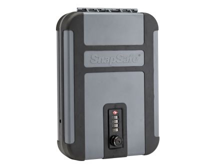 SnapSafe Trek Lite TSA Combination Lock Box, Grey