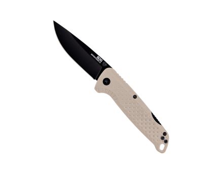 SOG Adventurer LB 3.5" Blade Folding Knives, FDE / Black