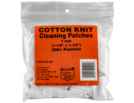 Southern Bloomer Cleaning Patches, 7mm, 200/pack - 105
