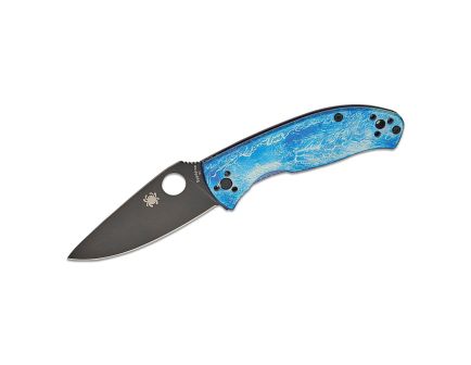 Spyderco Tenacious R.I.L. Folding Clip Point Knife, Disarray - C122TIBLBKD2P