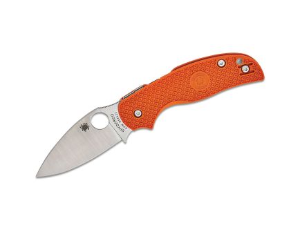 Spyderco Sage 5 LightWeight Rex 121 Folding Drop Point Knife, Burnt Orange - C123BORP