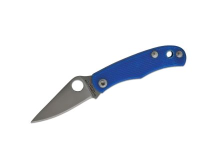 Spyderco Bug Slipjoint Clip Point Knife, Blue - C133GBLP