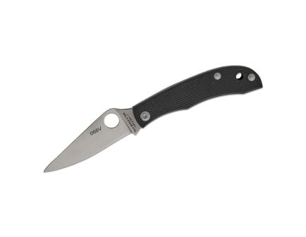 Spyderco Honeybee Slipjoint Clip Point Knife, Black - C137GBKP