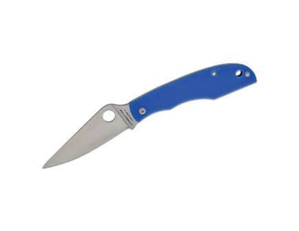 Spyderco Grasshopper Slipjoint Clip Point Knife, Blue - C138GBLP