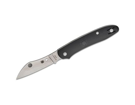 Spyderco Roadie XL Slipjoint Sheepsfoot Knife, Black - C267BKP