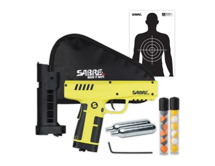 Sabre .68 Cal Home Defense Pepper Projectile Launcher, Yellow/Black