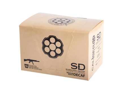 Caliber Coffee Subsonic Decaf , 12 Count Shells
