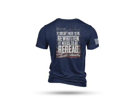 Nine Line Re Read, Navy - Large