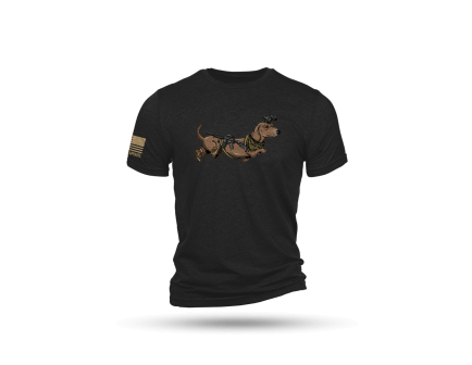 Nine Line Tactical Weiner - Charcoal Black - T-Shirt