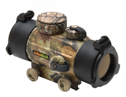 TruGlo Red Dot Sight 30mm Tube 1x 5 MOA Dot with Integral Weaver-Style Base