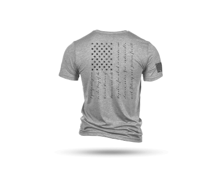 Nine Line Pledge, Athletic Gray  - Large