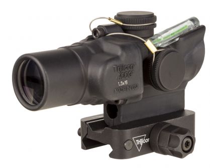 Trijicon ACOG Compact 1.5x16S Dual Illuminated Rifle Scope With Q-LOC Mount, Black
