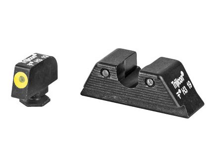 Trijicon HD XR Night Sights Standard Glocks MOS, Yellow Front - GL614-C-601091