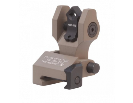 Troy Rear Di-Optic Aperture (DOA) Folding BattleSight, FDE