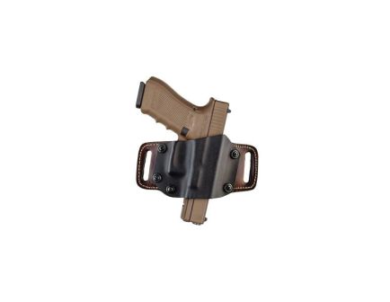 Tagua Texas 1836 Mini Partner Glock G17/G21/G34 IWB Holster RH Kydex/Leather, Black