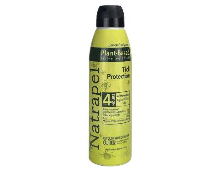 Natrapel Lemon Eucalyptus Tick Repellent, 6 oz Eco-Spray Yellow