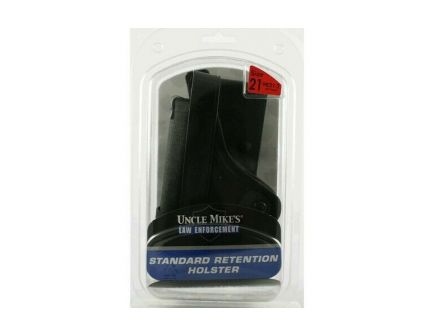 Uncle Mike's Standard Retention Glock 17 LH OWB Duty Holster, Black