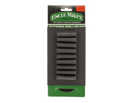 Uncle Mike's Rifle Buttstock 9 Round Shell Holder | Black