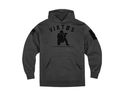 Viktos Varsity Hoodie, Charcoal Heather - Medium